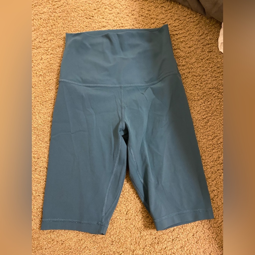 lululemon athletica Blue Bike Shorts